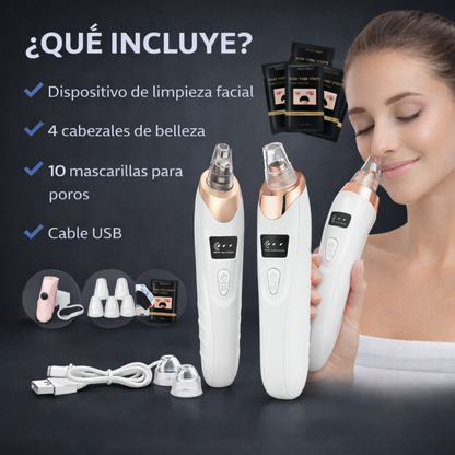 Limpiador Facial Eléctrico Removedor de Puntos Negros