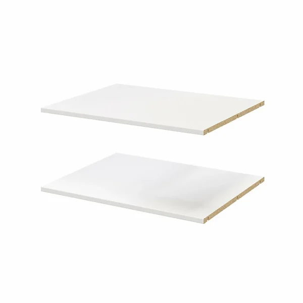 Castorama 2 Tablettes Blanches GoodHome Atomia L. 71,5 X P. 56,2 Cm fashioniable 1