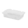 Boutique Castorama Bac De Rangement En Plastique Rectangulaire Transparent Capacité 5 L Sans Couvercle L.25,5 X P.39 X H.8 Cm 5