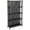 l'unique style Castorama Bibliothèque De 12 Cases Torof Atmosphera H. 180,5 Cm En Métal Noir 5