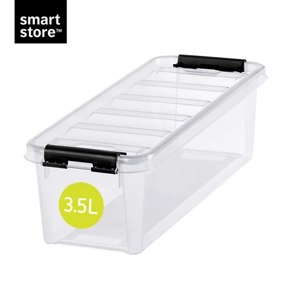 meilleure qualité Castorama Boîte De Rangement 3,5L Empilable SmartStore Classic 4 Orthex P. 38 Cm Transparent 1