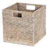 Castorama Boîte De Rangement Carrée En Fibre Naturelle Mixxit Coloris Gris exclusivement disponibles 7