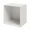 vente pas cher en ligne Castorama Caisson Blanc GoodHome Atomia H. 75 X L. 75 X P. 58 Cm 5