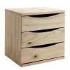 Castorama Caisson En Pin Coloris Taupe 3 Tiroirs Form Vitoria soldes 7