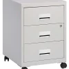 Castorama Casier De Bureau En Métal 3 Tiroirs Avec Roulettes Snor Rand’Concept Gris H. 57 X L. 40 Cm Meilleur Prix Garanti 5