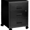 Castorama Casier De Bureau En Métal 3 Tiroirs Avec Roulettes Snor Rand’Concept Noir H. 57 X L. 40 Cm site soldes 7