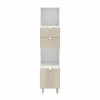 ultratendance Castorama Colonne De Rangement Blanche Sur Pieds Avec Tiroirs Et Porte Effet Chêne GoodHome Atomia H. 161 X L. 37,5 X P. 35 Cm 5