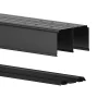 Castorama Kit Rails De Portes Coulissantes GoodHome Arius Noir 180 Cm solde en ligne 5