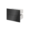 Castorama Lot De 2 Tiroirs Anthracite Brillant GoodHome Atomia H. 18,5 X L. 46,4 X P. 30 Cm mode tendance 5