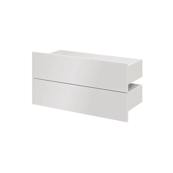 Castorama Lot De 2 Tiroirs Blancs GoodHome Atomia H. 18,5 X L. 71,4 X P 30 Cm magasin pas cher 1