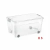 Castorama Lot De 3 Boîtes De Rangement Tontarelli Combi Box 43 L belle 5