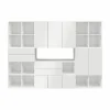 Boutique Castorama Meuble De Rangement Avec Tiroirs Blanc GoodHome Atomia H. 187,5 X L. 262,5 X P. 35 Cm 7