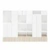 achetez pas cher Castorama Meuble De Rangement Blanc Et Effet Chêne GoodHome Atomia H. 225 X L. 375 X P. 47 Cm 7