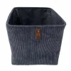 Castorama Panier De Rangement Carré L. 31 Cm Velours Bleu Nuit soldes en ligne 7