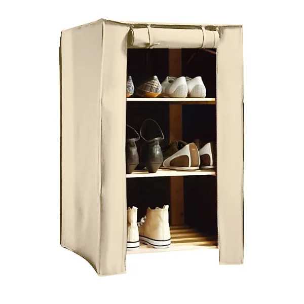 Castorama Penderie Range Chaussure En Tissu, Chanvre Beige Meilleur Prix Garanti 1