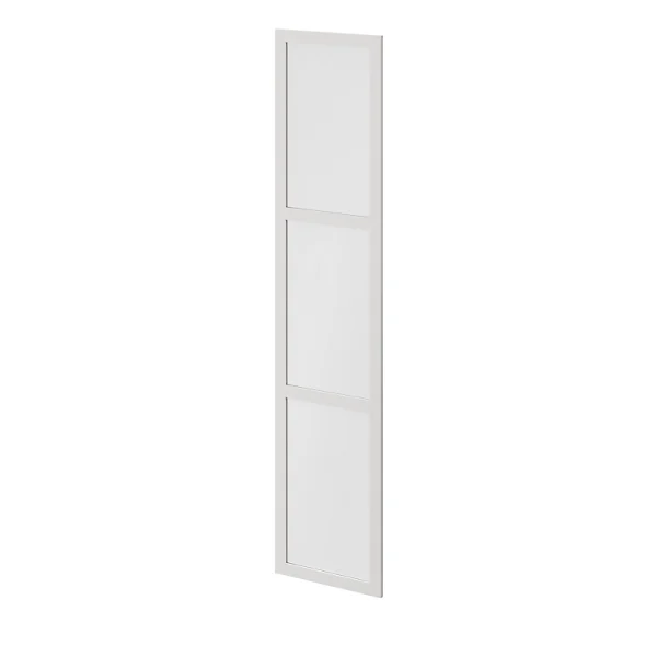 mode Castorama Porte Battante Verre Opaque Blanche GoodHome Atomia H. 224,7 X 49,7 Cm 1