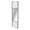 Castorama Porte De Placard Coulissante Avec Miroir Blanc Avec Cadre Noir GoodHome Arius H. 248,5 X L. 77.2 Cm acheter en ligne 5