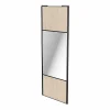 Castorama Porte De Placard Coulissante Avec Miroir Effet Chêne Clair Avec Cadre Noir GoodHome Arius H. 248,5 X L. 92.2 Cm Acheter 5