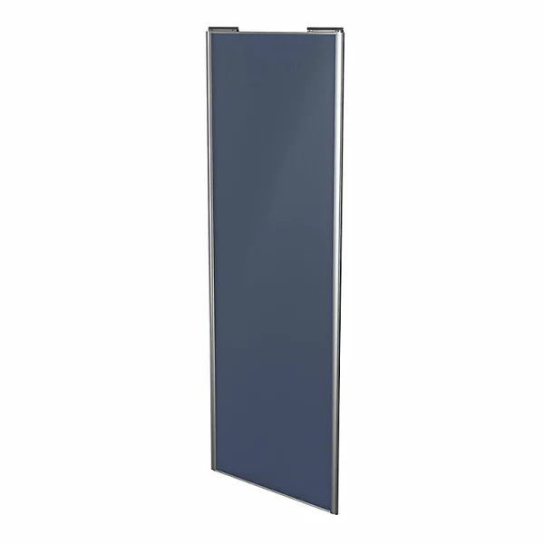 Castorama Porte De Placard Coulissante Bleu Avec Cadre Gris GoodHome Arius H. 248,5 X L. 92.2 Cm marque pas cher 1