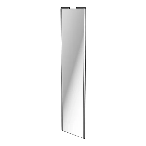 Castorama Porte De Placard Coulissante Miroir Avec Cadre Gris GoodHome Arius H. 248,5 X L. 62.2 Cm De super promotions disponibles 1