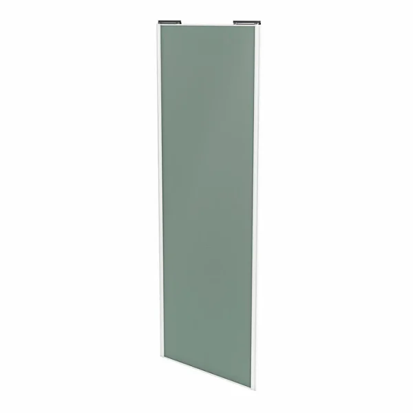 Castorama Porte De Placard Coulissante Vert De Gris Avec Cadre Blanc GoodHome Arius H. 248,5 X L. 92.2 Cm nouvelle saison 1