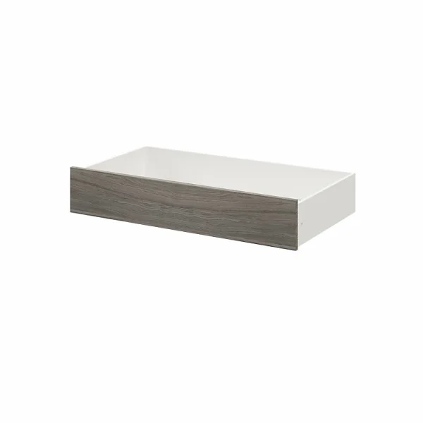 en ligne Castorama Tiroir Intérieur Effet Chêne Grisé GoodHome Atomia H. 17 X L. 96,4 X P. 50 Cm 1