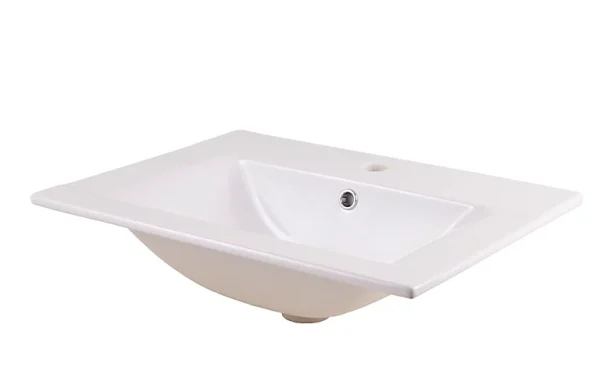 Castorama Vasque à Encastrer Céramique Blanc COOKE & LEWIS Faros 60 Cm Top ventes 1