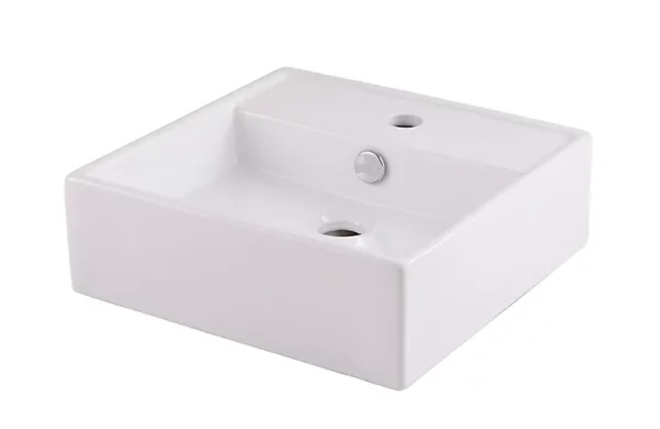 Castorama Vasque à Poser Carrée Céramique Blanche GoodHome Hendra outlet soldes 1